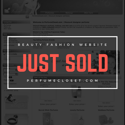 Just Sold: Established Perfume Website