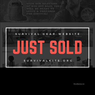Just Sold: Survival Gear Website