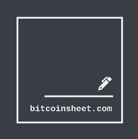 bitcoinsheet.com