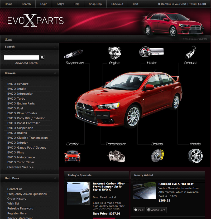 Website For Sale - EvoXparts.com – Auto Parts Website Has Made $1 MILLION+ in Sales