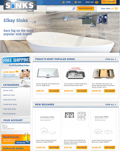 Website For Sale - Sinks.org - Has Made Cash Flow Since Launch